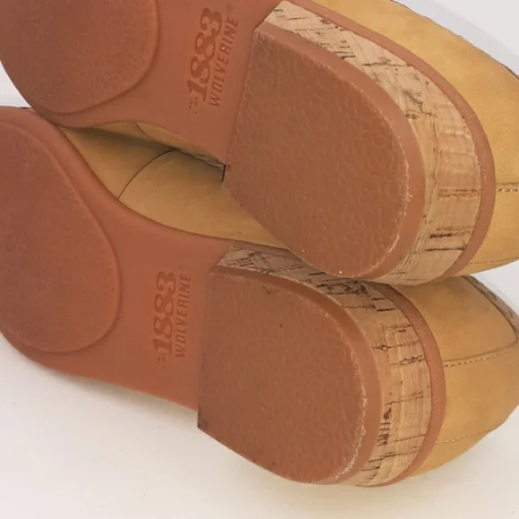 Wolverine Tan and Cream Flats - Picture 9 of 14